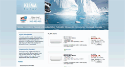 Desktop Screenshot of klimafutar.hu