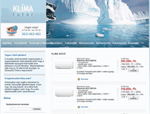 Tablet Screenshot of klimafutar.hu